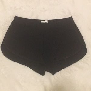 Black waffle shorts Tna